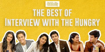Filipino Celebrities Eat While Being Interviewed | Interview with the Hungry | ClickTheCity | Filipina actress interview