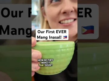 Trying Filipino Mang Inasal For The FIRST TIME! 🇵🇭 #philippines #filipino #manila #manginasal | Filipina cooking vlog