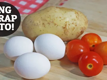 Try this 'EGG, POTATO AND TOMATO' breakfast recipe. Pwede i-ulam sa kanin o i-palaman sa tasty bread | Pinoy ulam ideas