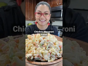 The Best Chicken Macaroni Salad Recipe #shorts #filipinofood | Pinoy budget meal