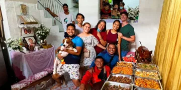 FOREIGNER FIRST FILIPINO FAMILY HOUSE BLESSING EXPERIENCE - (I lead a prayer) | Filipina house blessing