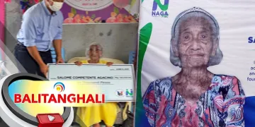 Lola centenarian, nabigyan ng P200,000 ng DSWD at Naga City LGU | BT | Pinay dswd benefits