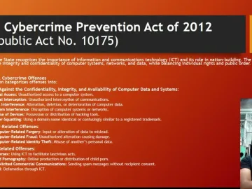 P2: Cybercrime Incidents in the Philippines and its Legal Shield: Cybercrime Prevention Act of 2012 | Pinoy cybercrime prevention