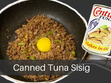 CENTURY TUNA SISIG RECIPE | BUDGET ULAM | Pinoy budget meal