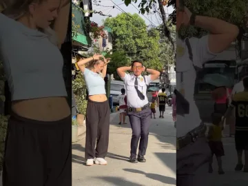 Who saw it coming?🤯🇵🇭 #philippines #trend #police #dance | Pinay slow living PH