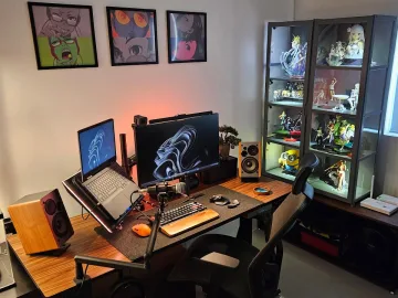 simple home office and gaming room setup | feb 2025 | Pinoy gaming setup