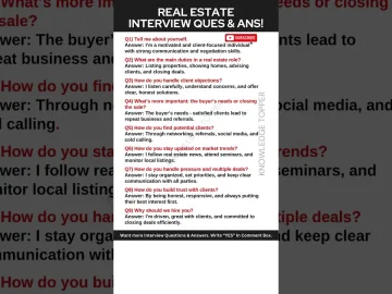 Real Estate Interview Questions and Answers | Real Estate Agent Interview Questions and Answers | Pinoy inheritance law