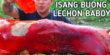 ISANG BUONG LECHON BABOY | OUTDOOR COOKING | MUKBANG PHILIPPINES | Pinoy mukbang challenge