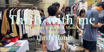 THRIFT WITH ME | Ukay ukay, Vintage shopping, flea market and Thrift Haul | Filipina ukay-ukay haul