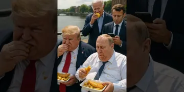 Trump & Putin: Fish ’n’ Chips Treaty #funny #politicsasusual #topgun | Pinoy political satire