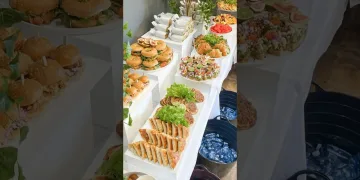 party food table #shortsvideo | Filipina k-food fusion