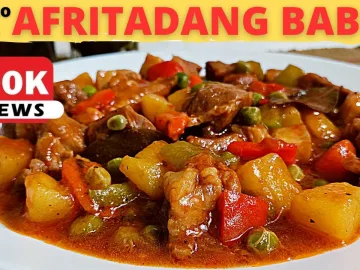 PORK AFRITADA | Afritadang Baboy RECIPE | How To Cook Pork Afritada | Pinoy lutong bahay