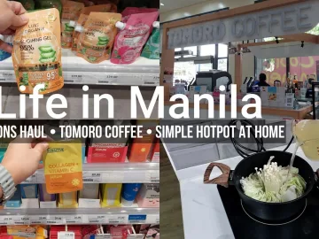 Life in the South of Manila Watsons Haul • Tomoro Coffee • Simple Hotpot at Home | Pinay watsons haul