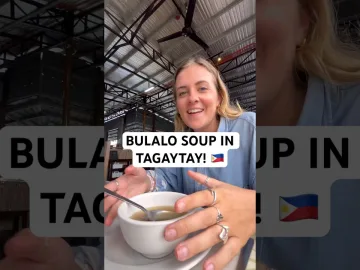 Our NEW Favourite Filipino Food! (Trying Bulalo in Tagaytay) #tagaytay #philippines #filipinofood | Filipina travel vlog