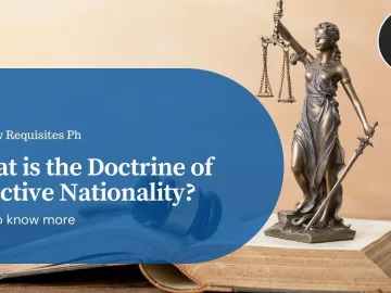 Doctrine of Effective Nationality, Political Law Doctrine 2021, Law Requisites PH #shorts | Filipina digital law