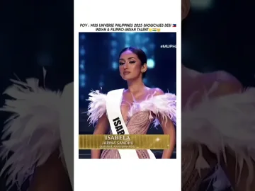 DESI INDIAN & FILIPINO-INDIAN 🇵🇭🇮🇳BEAUTIES SHINE AT MISS UNIVERSE PHILIPPINES 2025! 🌟💃🏽 | Filipina beauty pageant