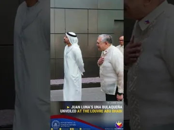 Juan Luna’s Una Bulaqueña Unveiled at the Louvre Abu Dhabi | Filipina cultural ambassador